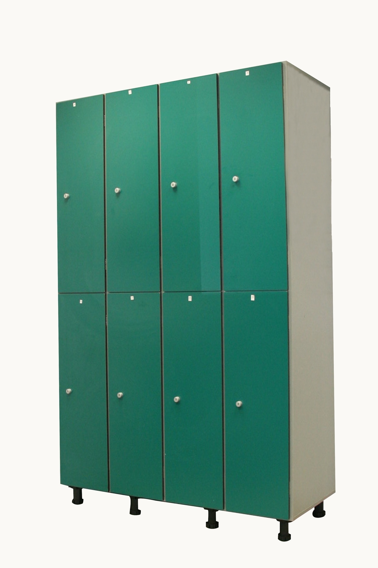 Ref LK6S/35/BL/SV Davpack 6 Door Metal Storage Locker Blue Door/Silver Body